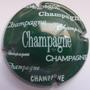 Marque : GENERIQUE  N° Lambert : 591 Couleur : Vert foncé Description : Inscriptions multiples "Champagne"  Ref perso : 