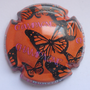 Marque : LEMAIRE Dominique N° Lambert : 9c Couleur : Fond orange Description : Cuvée Butterfly - nom de la marque  Emplacement : 