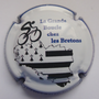 Marque : STRAUSS - GEORGETON N° Lambert : 51 Couleur : Polychrome, contour bleu Description : TDF 2021 - La Grande Boucle chez les Bretons - nom de la marque Emplacement : 