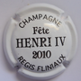 Marque : FLINIAUX Régis N° Lambert : 47 Couleur : Blanc et noir Description : Fête Henri IV 2010 -  Nom de la marque  Emplacement : 