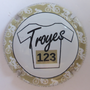 Marque : DESPRET Jean N° Lambert : NR Couleur : Fond blanc, contour marron clair Description : TDF 2024 "123" - nom de la marque Ref perso : 