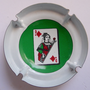 Marque : GENERIQUE  N° Lambert : 824d Couleur : Polychrome Description : Jeton de 200 - dame de carreau  Emplacement : 