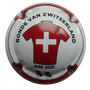 Marque : DUC du CHEVAL N° Lambert : A1a Couleur : Fond blanc - contour rouge et blanc Description : Tour de Suisse juin 2021 - www.delicham.be Grote Rondes 2021  Emplacement : 