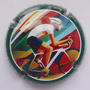 Marque : MONT HAUBAN (du) N° Lambert : A6b Couleur : Polychrome, contour vert foncé Description : TDF 2024 - nom de la marque Emplacement : 