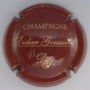 Marque : GOUSSARD Didier N° Lambert : 6d Couleur : Marron et jaune  Description : Initiales stylisées "DG" et nom de la marque sur contour  Emplacement : 