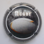 Marque : SAVRY Didier N° Lambert : A21a Couleur : Polychrome, contour gris foncé Description : Rugby 2023 - nom de la marque Emplacement : 