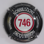Marque : JACQUESSON N° Lambert : 19i Couleur : Noir, blanc et rouge Description : Cuvée 746  Emplacement : 