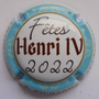 Marque : RICHARD - F N° Lambert : 9d Couleur : contour bleu pâle Description : Fêtes Henri IV 2022 - nom de la marque  Emplacement : 