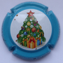 Marque : LEMAIRE Dominique N° Lambert : 17-3 Couleur : Contour bleu Description : Sapin de Noël  Emplacement : 