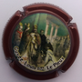 Marque : REVOLTE Gaston N° Lambert : 19d Couleur : Contour bordeaux Description : Louis Ier le pieux - nom de la marque Emplacement : 