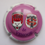 Marque : VENOGE (de) N° Lambert : 96 Couleur : Polychrome Description : LOU Rugby - Stade Toulousain - nom de la marque   Emplacement : 