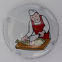 Marque : PIOT Thomas N° Lambert : 8k Couleur : Polychrome, contour blanc Description : Le mareyeur - nom de la marque Emplacement : 