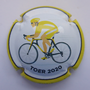 Marque : DEHU Louis N° Lambert : 189a Couleur : Contour jaune - fond blanc Description : Tour de France 2020 - maillot jaune  Emplacement : 