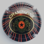 Marque : DERICBOURG Gaston N° Lambert : 3 Couleur : Marron et rouge Description : Etoile rouge dans un cartouche rouge soutenu par deux lions  Emplacement : 