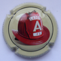 Marque : MANCHIN Pascal N° Lambert : 2 Couleur :  Polychrome Description : Casque pompier  Emplacement : 