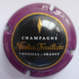 Marque : FEUILLATTE Nicolas N° Lambert : 46f - E sous t Couleur : Contour violet, centre noir Description : Losange vertical et nom du producteur  Emplacement : 