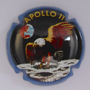 Marque : BOLAND - NOMINE N° Lambert : 16g Couleur : Contour orange, Polychrome Description : Pigarge à tête blanche - Mission Appollo XIII - Nom de la marque sur le pourtour Emplacement : 