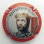 Marque : NOWACK N° Lambert : 53p Couleur : Polychrome contour rouge Description : Louis VII - nom de la marque  Emplacement : 