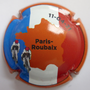 Marque : ALICE Marie (veuve) N° Lambert : A5a Couleur : Polychrome, contour orange Description : Paris - Roubaix - nom de la marque  Emplacement : 