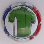 Marque : ORBAN Olivier N° Lambert : A6a Couleur : Polychrome, contour bleu, blanc, rouge Description : Tour de France 2025 - maillot vert  - nom de la marque Emplacement :