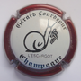 Marque : LOURDEAUX Gérard N° Lambert : 14 Couleur : Blanc, contour bordeaux Description : L'escargot de champagne - Nom de la marque  Emplacement : 