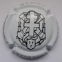 Marque : ROUYER Philippe N° Lambert : 19b Couleur : Fond blanc Description : Croix de Lorraine - nom de la marque Emplacement : 