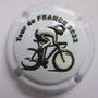 Marque : GENERIQUE N° Lambert : A64c Couleur : Fond blanc - maillot blanc Description : TDF 2022 maillot jaune - nom du producteur Emplacement : 