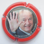 Marque : MIGNON Pierre N° Lambert : 200b Couleur : Polychrome, contour rouge Description : Jacques Chirac - nom de la marque   Emplacement : 