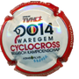Marque : VEZIEN Marcel N° Lambert : 21 Couleur : Polychrome Description : Championnat de Belgique de cyclocross 2014 - Nom de la marque   Emplacement :