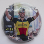 Marque : ORCIN Frédéric N° Lambert : 13b Couleur : Polychrome Description : Philippe Gilbert Tour des Flandres 2017 - nom de la marque  Emplacement : 