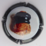 Marque : HERBERT Didier N° Lambert : 219d Couleur : Polychrome, contour noir  Description :  Bouchon de champagne - nom de la marque  Emplacement : 