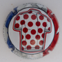 Marque : ORBAN Olivier N° Lambert : A6c Couleur : Polychrome, contour bleu, blanc, rouge Description : Tour de France 2025 - maillot à pois  - nom de la marque Emplacement :