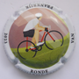 Marque : GUILLETTE - BREST N° Lambert : A35b Couleur : Polychrome, contour blanc Description : TDF 2023 - maillot blanc - nom de la marque Emplacement : 