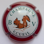Marque : BONET - VARRY N° Lambert : 13 Couleur : Contour bordeaux Description : Ecureuil - nom de la marque Emplacement : 