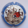 Marque : DELPORTE Yves N° Lambert : 44b Couleur : Contour Bleu Description : Coccinelle - nom de la marque Emplacement : 