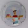 Marque : PIOT Thomas N° Lambert : 8i Couleur : Polychrome, contour blanc Description : Le fromager - nom de la marque Emplacement :
