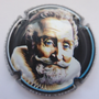 Marque : RICHARD - F N° Lambert : 8 Couleur : contour noir Description : Henri IV - nom de la marque  Emplacement : 