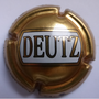 Marque : DEUTZ N° Lambert : 23i  Couleur : Or - 32mm Description : Deutz dans un cartouche blanc au contour or.   Emplacement :