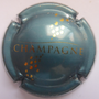 Marque : GENERIQUE  N° Lambert : 765g Couleur : Bleu gris et or Description : Inscription Champagne   en lettres capitales et bulles  Ref perso : 