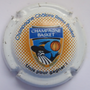 Marque : FEUILLATTE Nicolas N° Lambert : 49  Couleur : Polychrome, fond blanc Description : Champagne Reims Chalons Basket - nom de la marque Emplacement : 