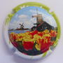 Marque : BOUVIER et fils N° Lambert : 18c Couleur : Polychrome, contour vert et blanc Description : Moulin à vent - nom de la marque  Emplacement : 