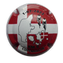 Marque : VEZIEN Marcel N° Lambert : 214 Couleur : Polychrome, drapeau Danois,  Description : Copenhague départ TDF 2022 - nom de la marque  Emplacement :