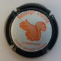 Marque : BONNINGRE - DURAND N° Lambert : 26a Couleur : Fond blanc, contour noir Description : Ecureuil - cuvée grande chasse Emplacement :
