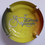 Marque : MIGNON Philippe N° Lambert : 132r Couleur : Fond rouge Description : Cycliste jaune - Club Waregem - nom de la marque Emplacement : 