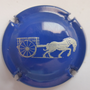 Marque : VIGNERONNE (la) N° Lambert : 23a Couleur : Bleu et argent Description : Cheval tirant une charrette  Emplacement : 