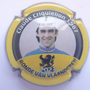 Marque : ROUYER Philippe N° Lambert : 165o Couleur : Jaune, noir et blanc, contour noir Description : Claude Criquelion 1987 - Ronde Van Vlaanderen 2023 - nom de la marque Emplacement : 
