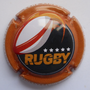 Marque : VINCENT - LAMOUREUX  N° Lambert : 32 Couleur : Polychrome, contour orange Description : Rugby France 2023 - nom de la marque Emplacement :