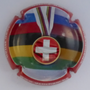 Marque : MILAN Jean N° Lambert : 108a Couleur : Polychrome, contour rouge Description : Championnat du monde Zurich 2024- nom de la marque Emplacement : 