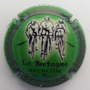 Marque : JUPIN et fils  N° Lambert : A3a Couleur : Fond vert et cycliste noir Description : TDF 2021 - La Bretagne accueille le tour - nom de la marque Emplacement : 