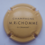 Marque : RICHOMME  M N° Lambert : 19 Couleur : Orangé et noir Description : Nom de la marque Emplacement : 